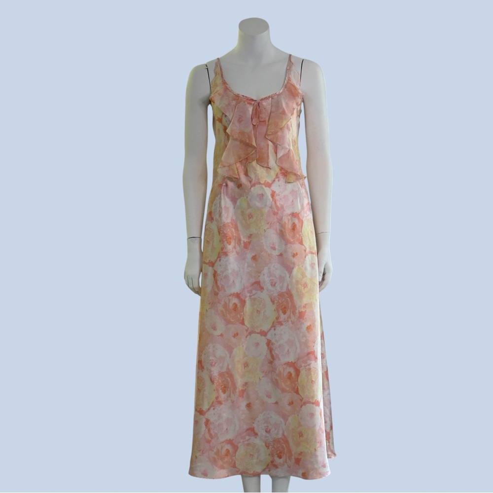 Oscar De La Renta slip maxi dress